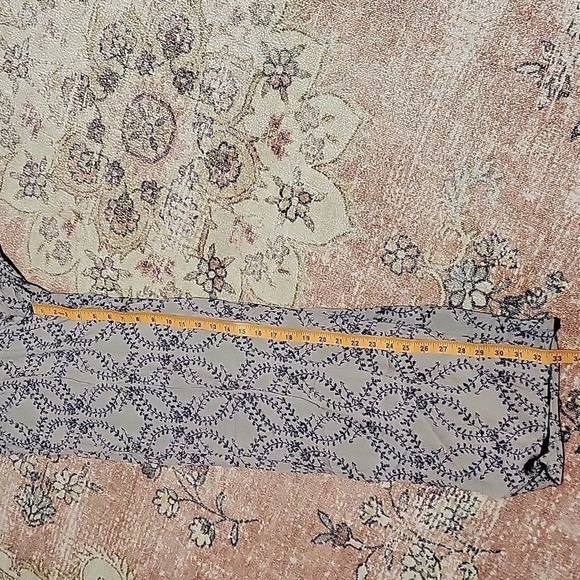 Boom Boom Jeans Gauzey Wide-Leg Elastic Waist Floral Print Pants - Size S - Picture 10 of 12